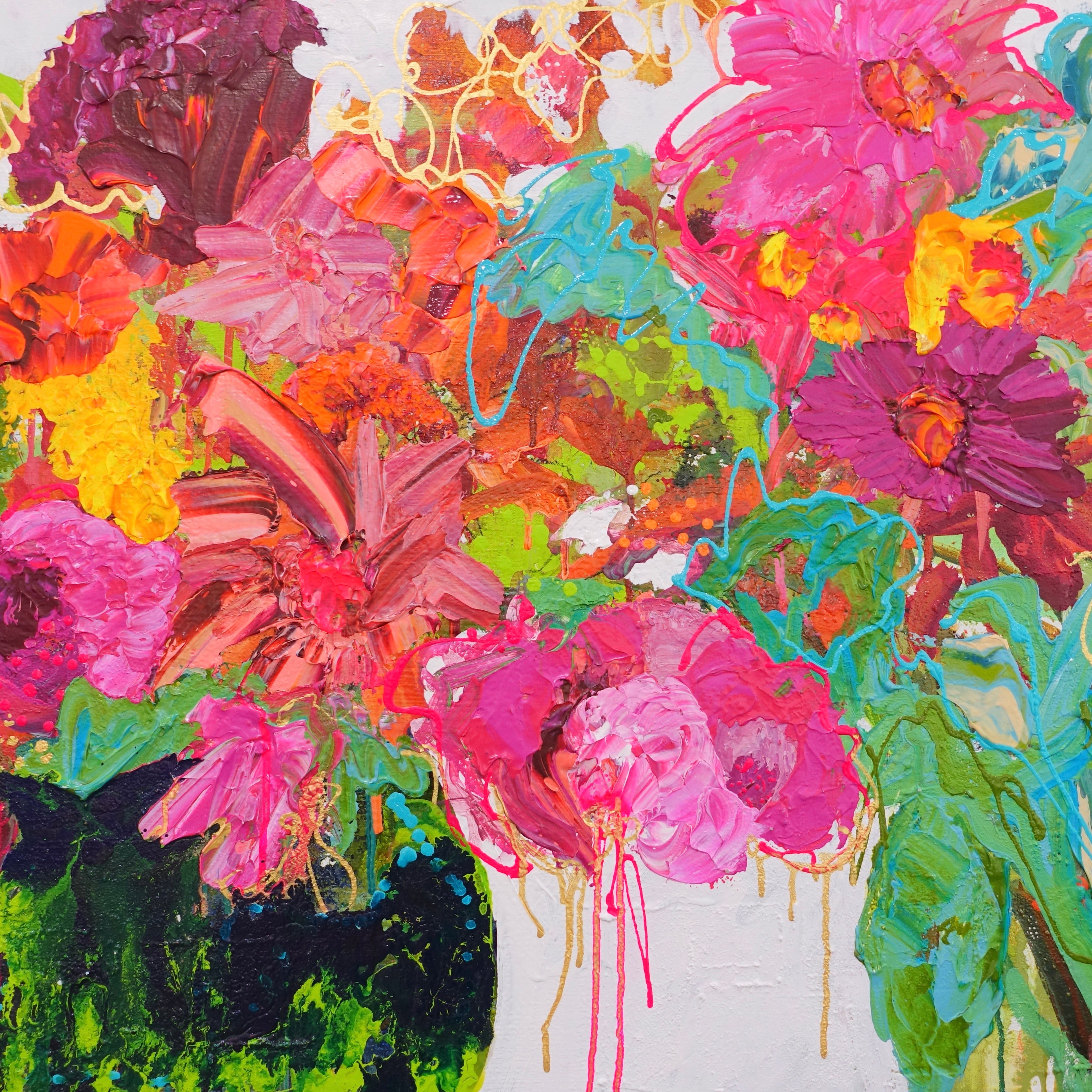 Full Bloom - original painting by Kerry Bruce, acrylic on canvas ...